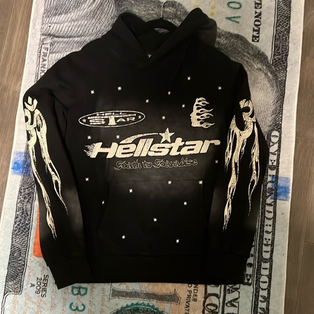 Hellstar hoodie black